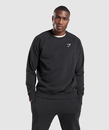 Pánské Accessories Gymshark Crest Sweatshirt Černé | CZ 2775XYU